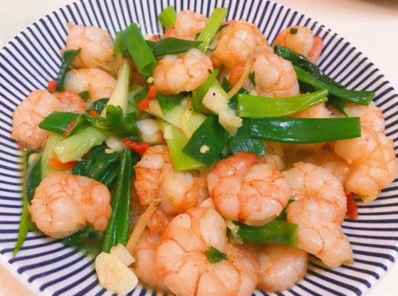 白蝦料理